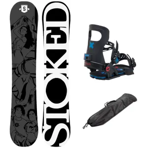 Black LP Pro 157W Snowboard   Logic Black Snowboardbindingen   Light Sack Diamond Black 165cm