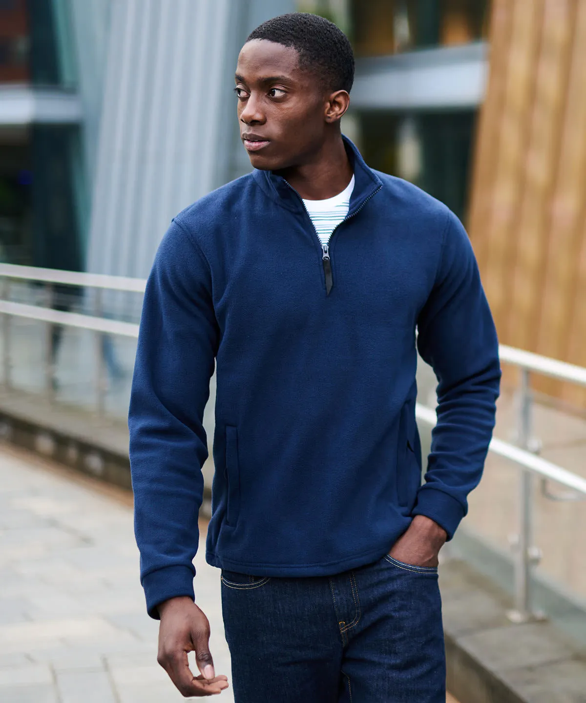 Black - Overhead fleece