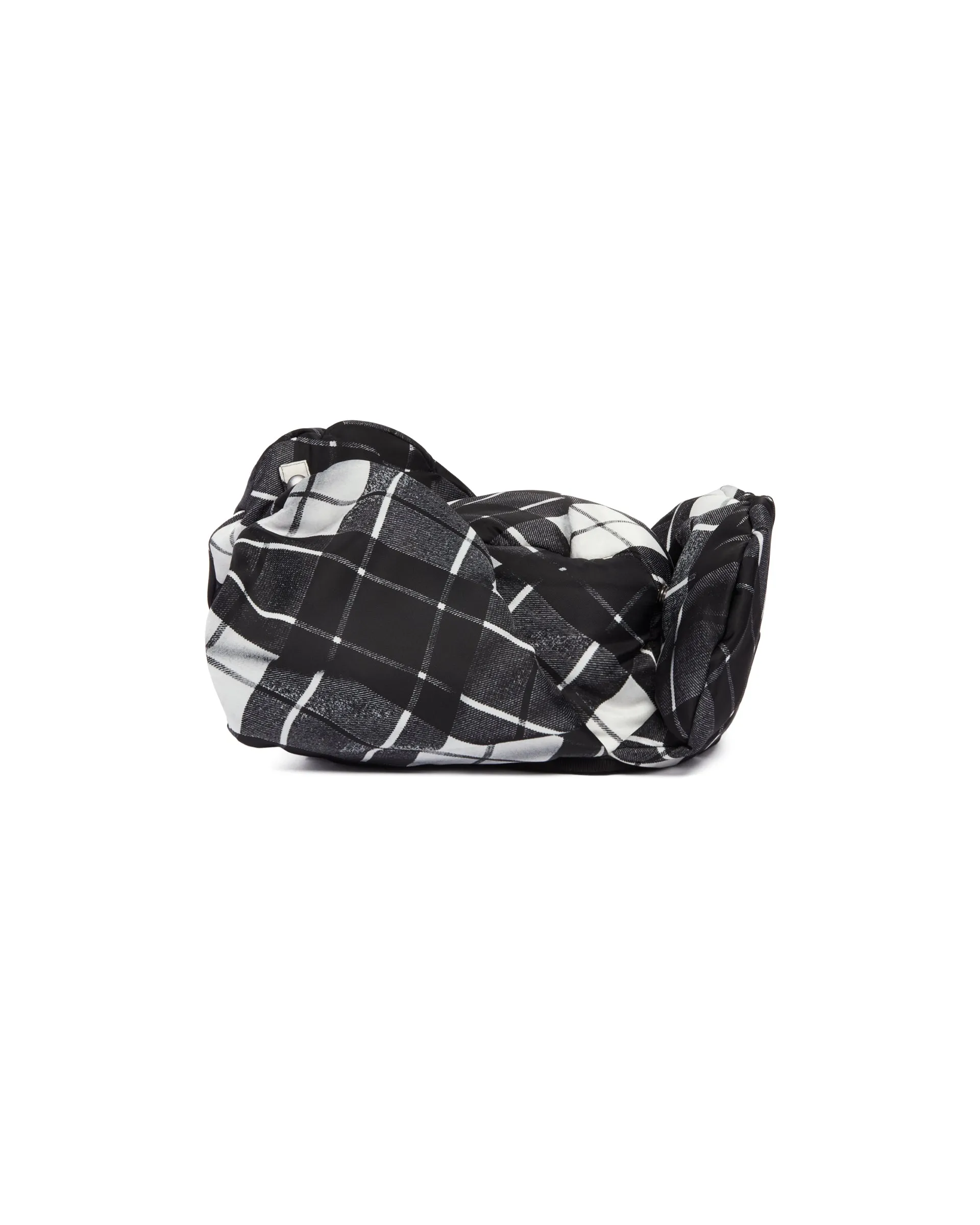 Black Padded Maxi Hat