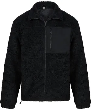 Black - Recycled sherpa fleece