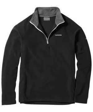Black - Selby half-zip microfleece