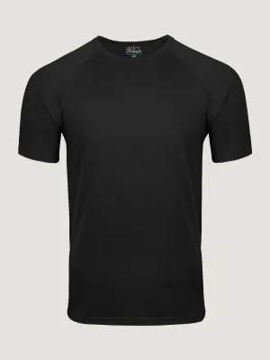 Black Slim Fit Crew