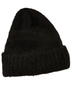 Black - Soft acrylic beanie (1503A)