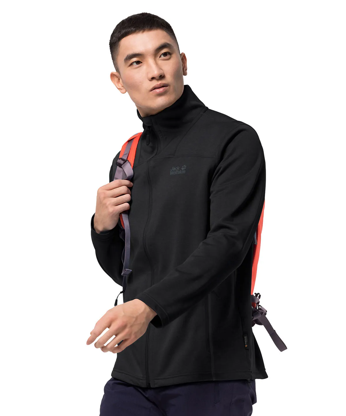 Black - Stretch fleece (OL)