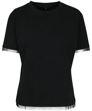 Black - Women's laces tee