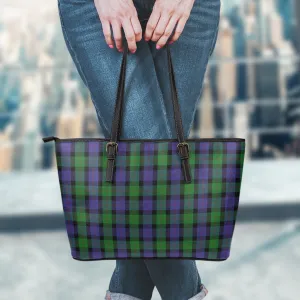 Blair Tartan Leather Tote Bag