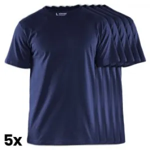 Bl&#xE5;kl&#xE4;der&#x20;3325-1042&#x20;T-shirt&#x20;5-Pack&#x20;-&#x20;Navy