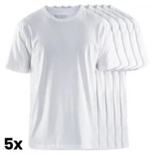 Bl&#xE5;kl&#xE4;der&#x20;3325-1042&#x20;T-shirt&#x20;5-Pack&#x20;-&#x20;White