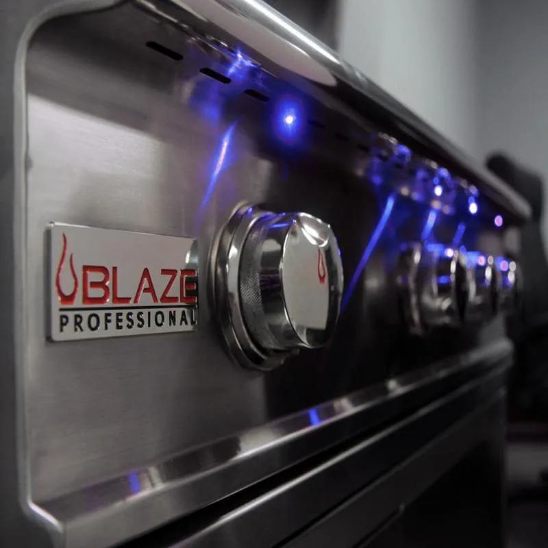 Blaze Blue LED 3 Piece Set for Power Burner, Griddle, Double Side Burner (BLZ-2LED-BLUE)