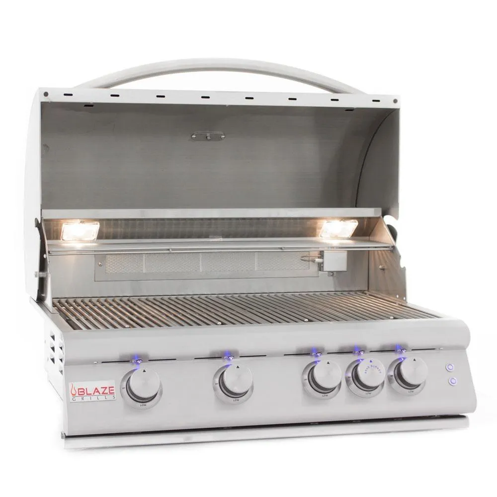 Blaze Blue LED 3 Piece Set for Power Burner, Griddle, Double Side Burner (BLZ-2LED-BLUE)
