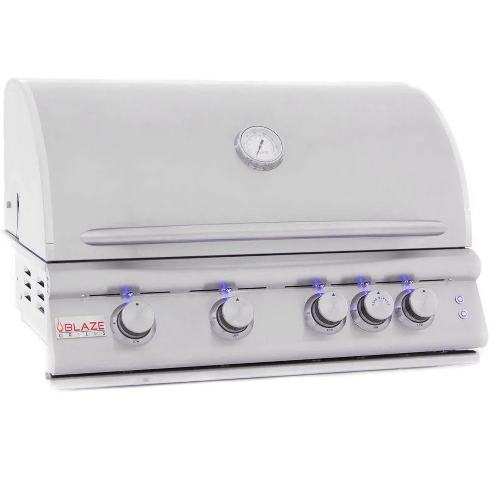Blaze Blue LED 3 Piece Set for Power Burner, Griddle, Double Side Burner (BLZ-2LED-BLUE)
