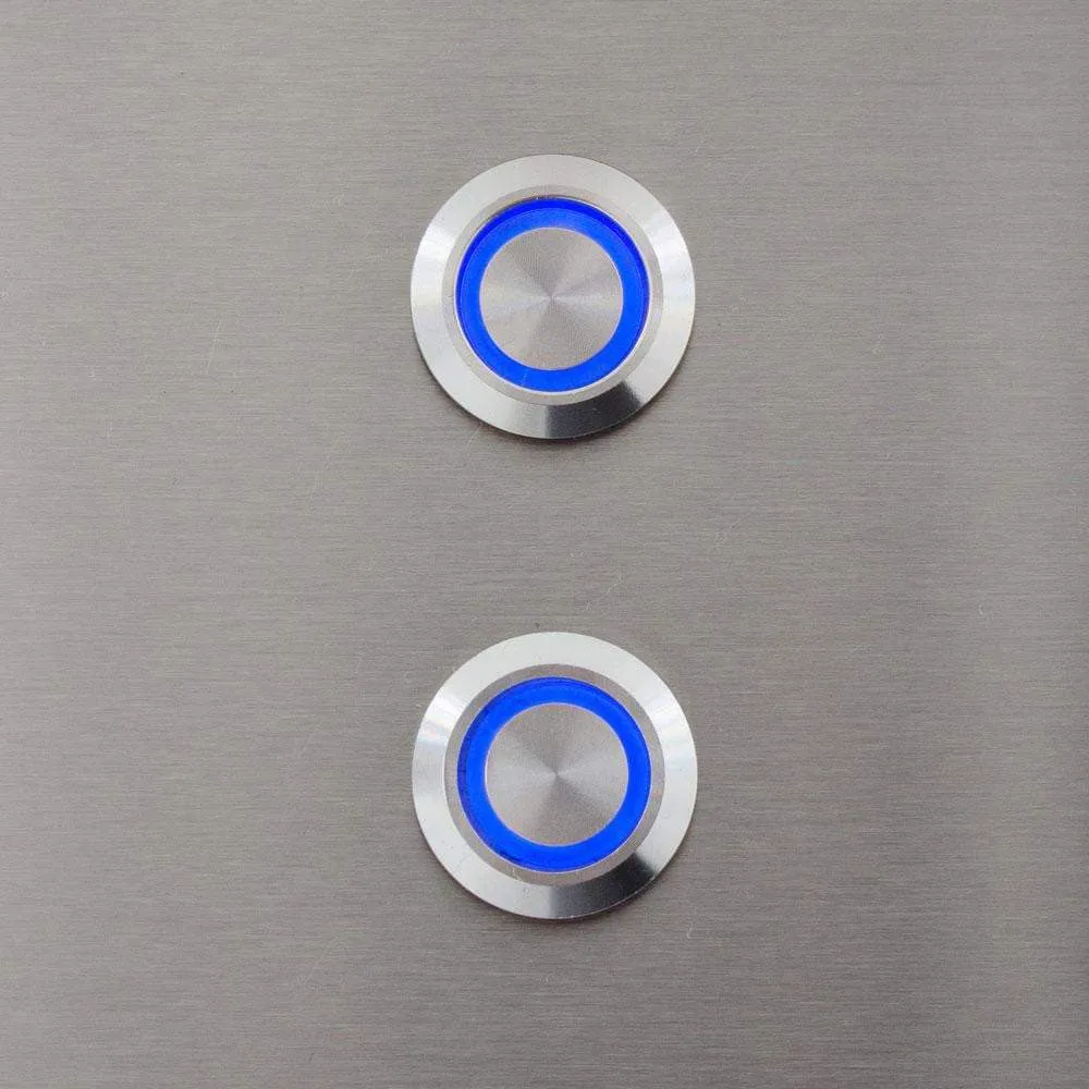 Blaze Blue LED 3 Piece Set for Power Burner, Griddle, Double Side Burner (BLZ-2LED-BLUE)