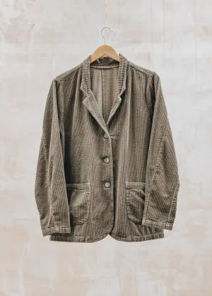 Blazer with Pocket in Saddle