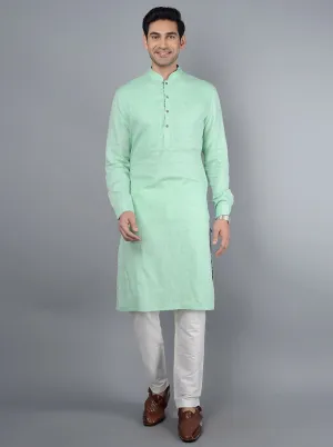 Blossom Green Kurta Set | TULA