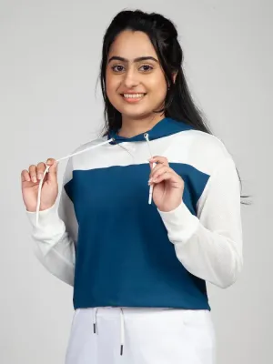 Blue & Cream Hoodie