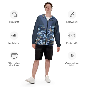 Blue Camper windbreaker