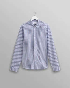 Blue Classic Stripe Trin Shirt