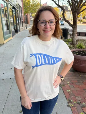 Blue Devils Pennant Tee