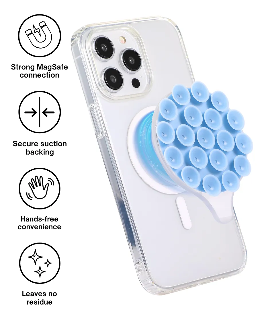 Blue MagSafe Suction Phone Mount