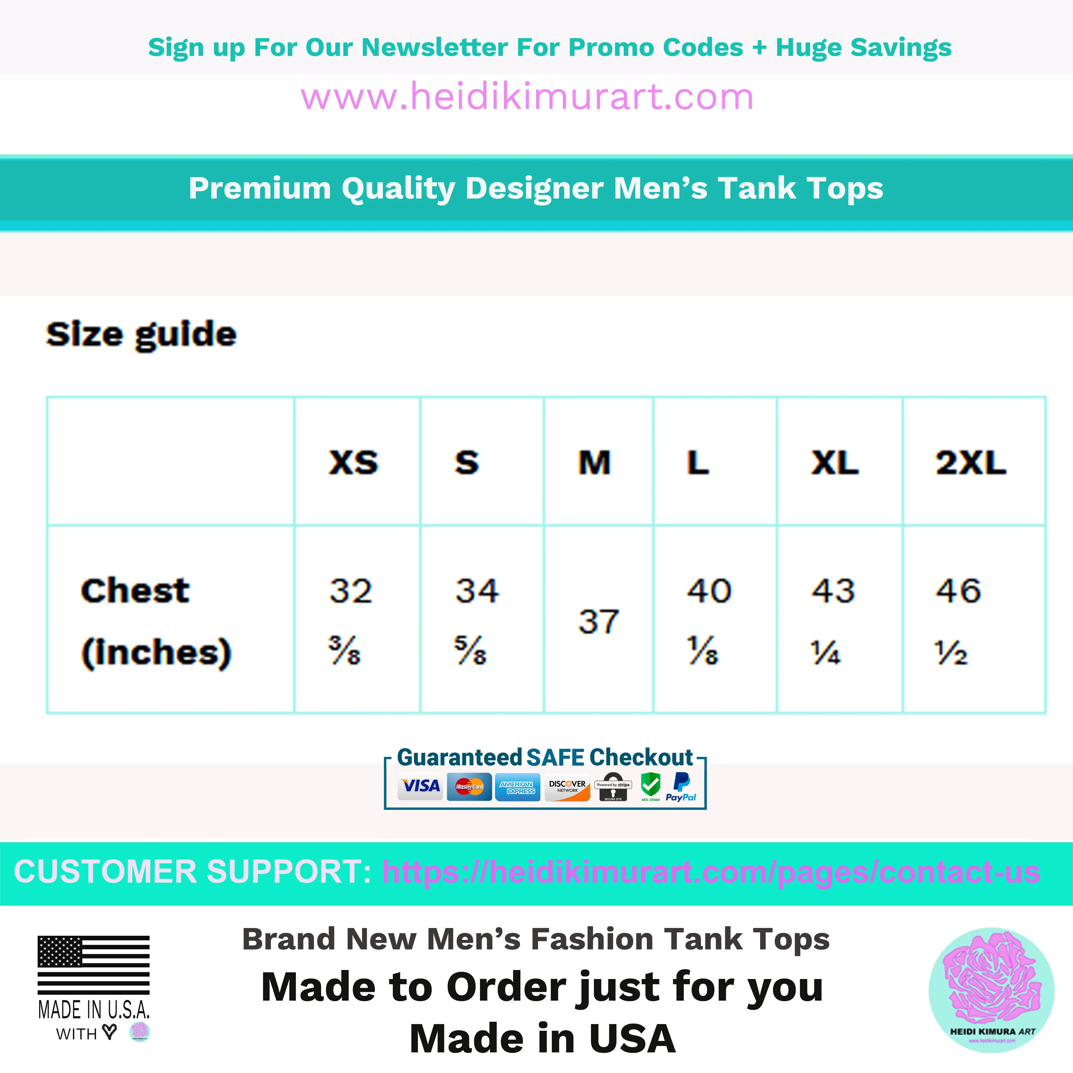 Blue Polka Dots Tank Top, Unisex Classic Dotted Tanks For Men or Women-Made in USA/EU