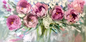 Blush charms -art print