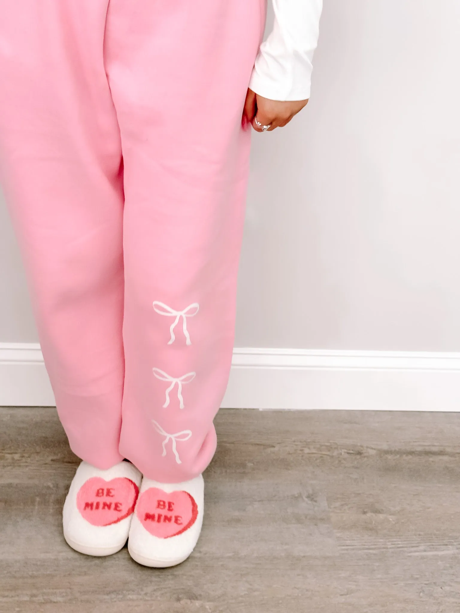 Blushing Bow Sassy Sweatpants