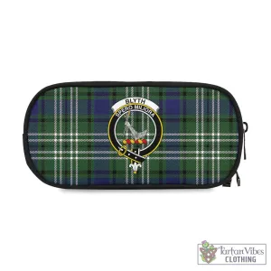 Blyth Tartan Pen and Pencil Case with Family Crest