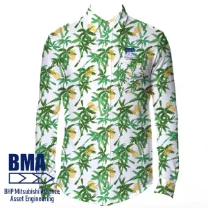 BMA BHP Mitsubishi Alliance - Pineapple Party Long Sleeve Shirts