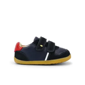 Bobux: Step-Up Riley Trainer - Navy   Red