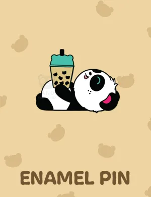 Body By Boba Enamel Pin by Pandi the Panda
