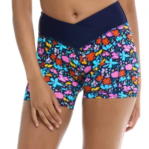 Body Glove Speedy Performance Fit Cross-Over Shorts 39-600663 - Vivid Field Indigo
