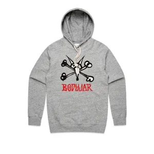 Bodyjar Rat Hood Grey Marle