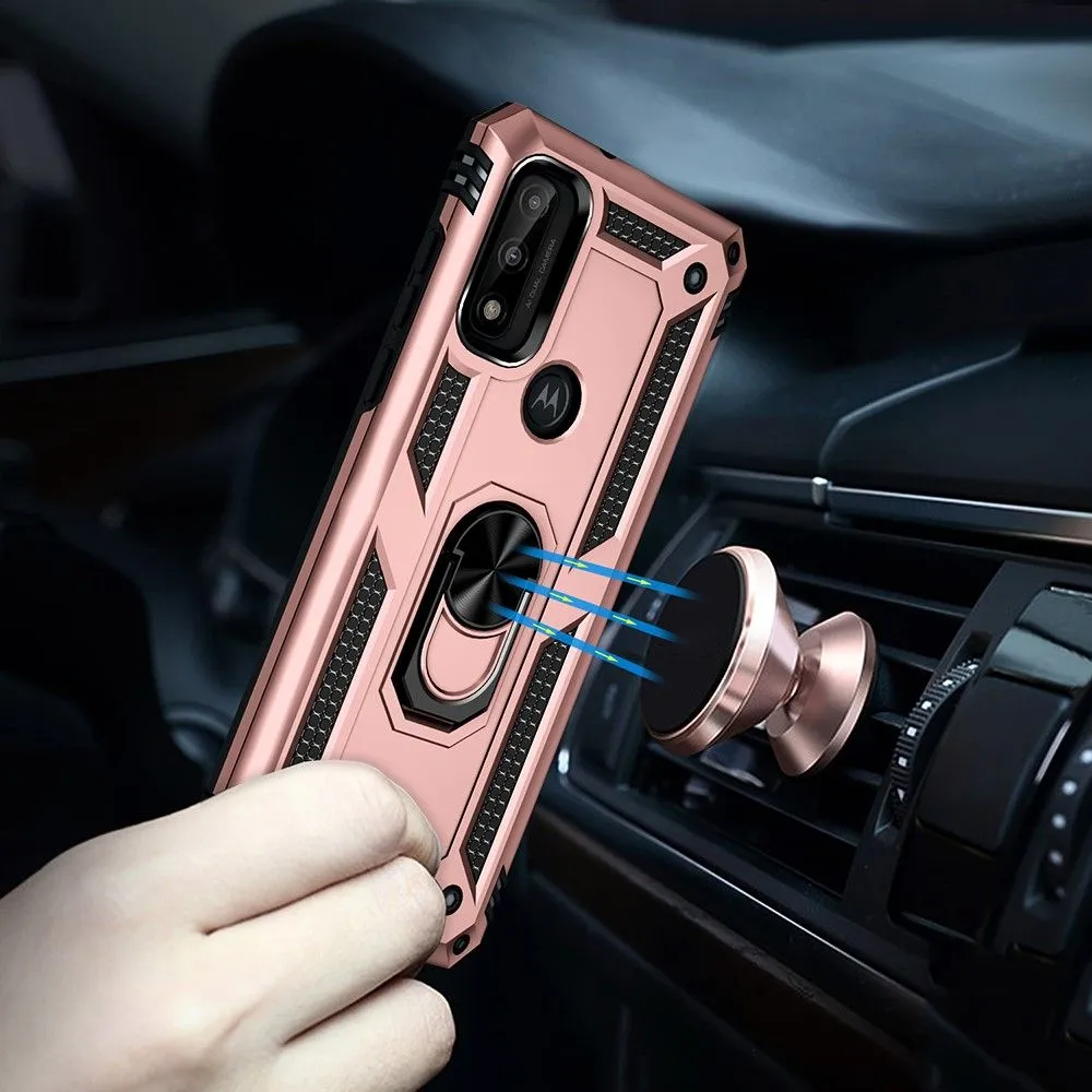 Bofink Combat Motorola G Pure case - Rose Gold