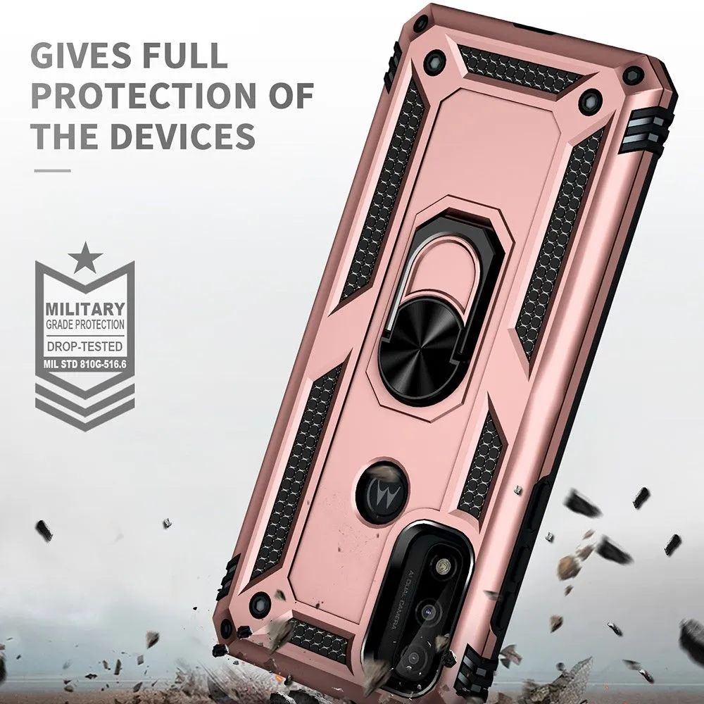 Bofink Combat Motorola G Pure case - Rose Gold