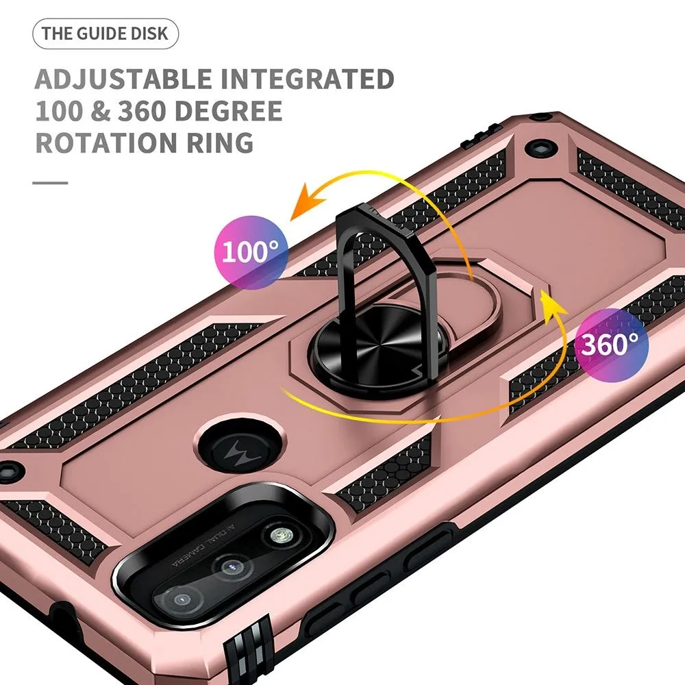 Bofink Combat Motorola G Pure case - Rose Gold