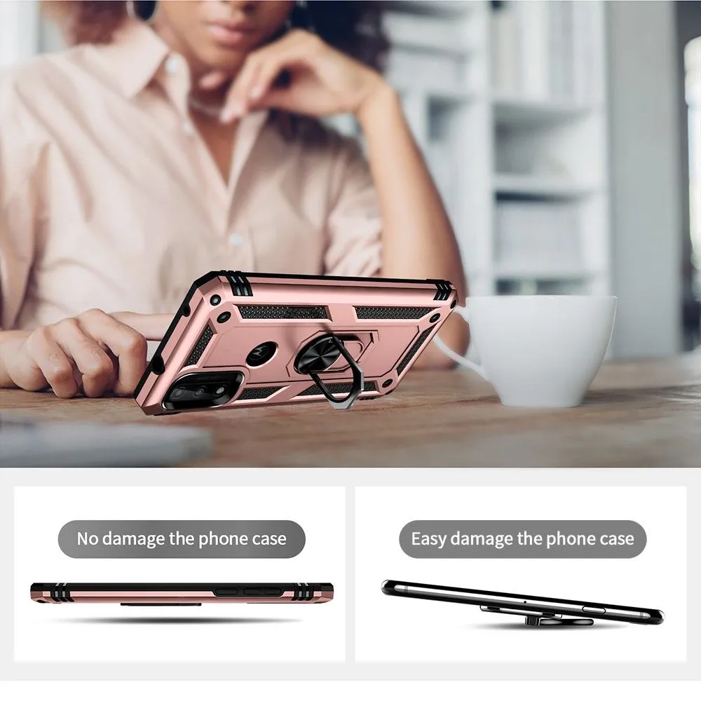 Bofink Combat Motorola G Pure case - Rose Gold
