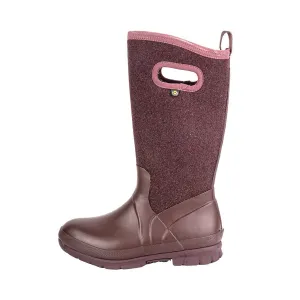 Bogs Crandall Rain Boots Rubber Purple Colour For Women