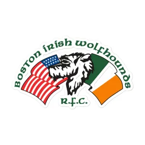 Boston Irish Wolfhounds YRFC Stickers