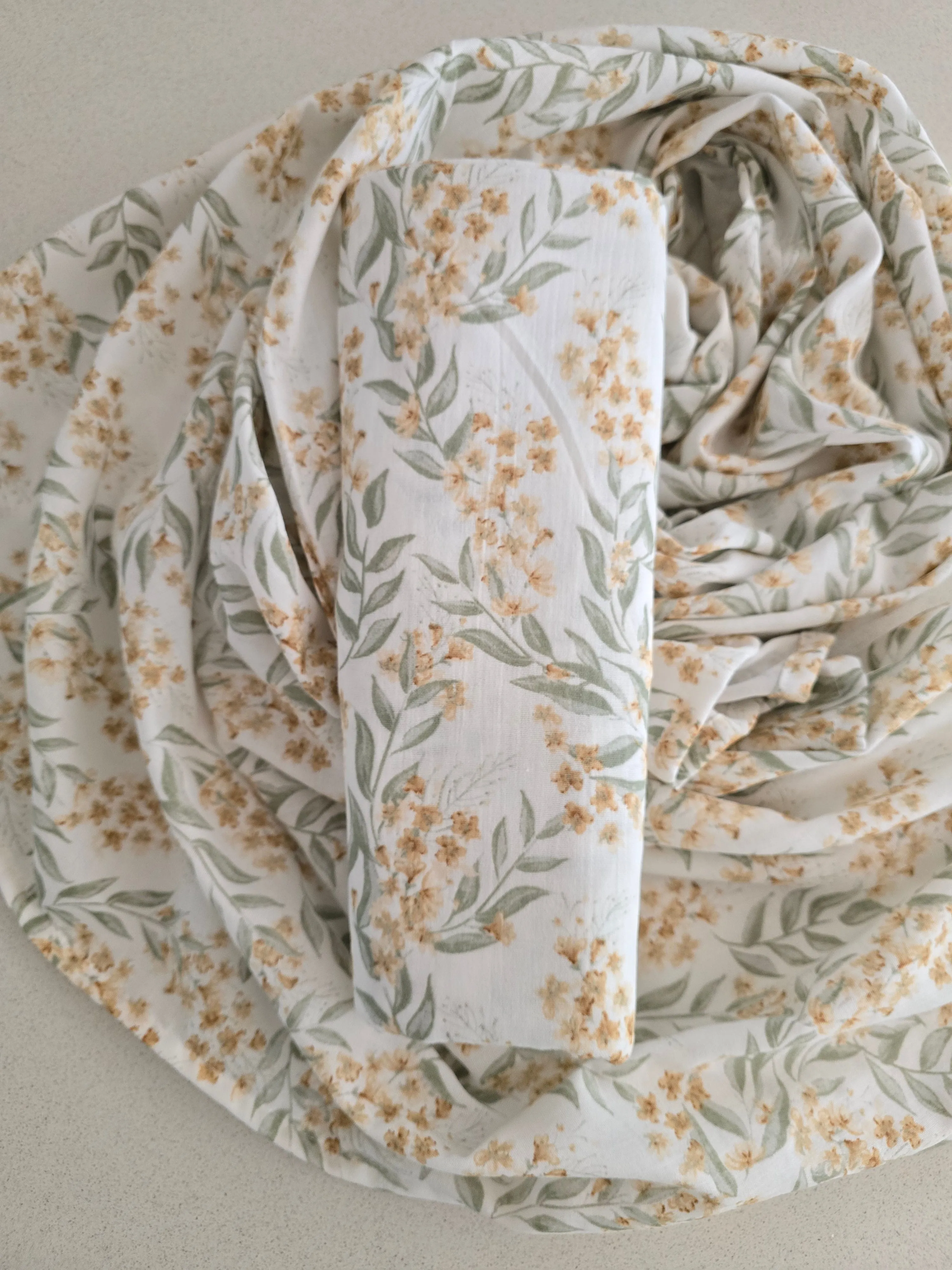Botanical Cotton Muslin Swaddle LRG