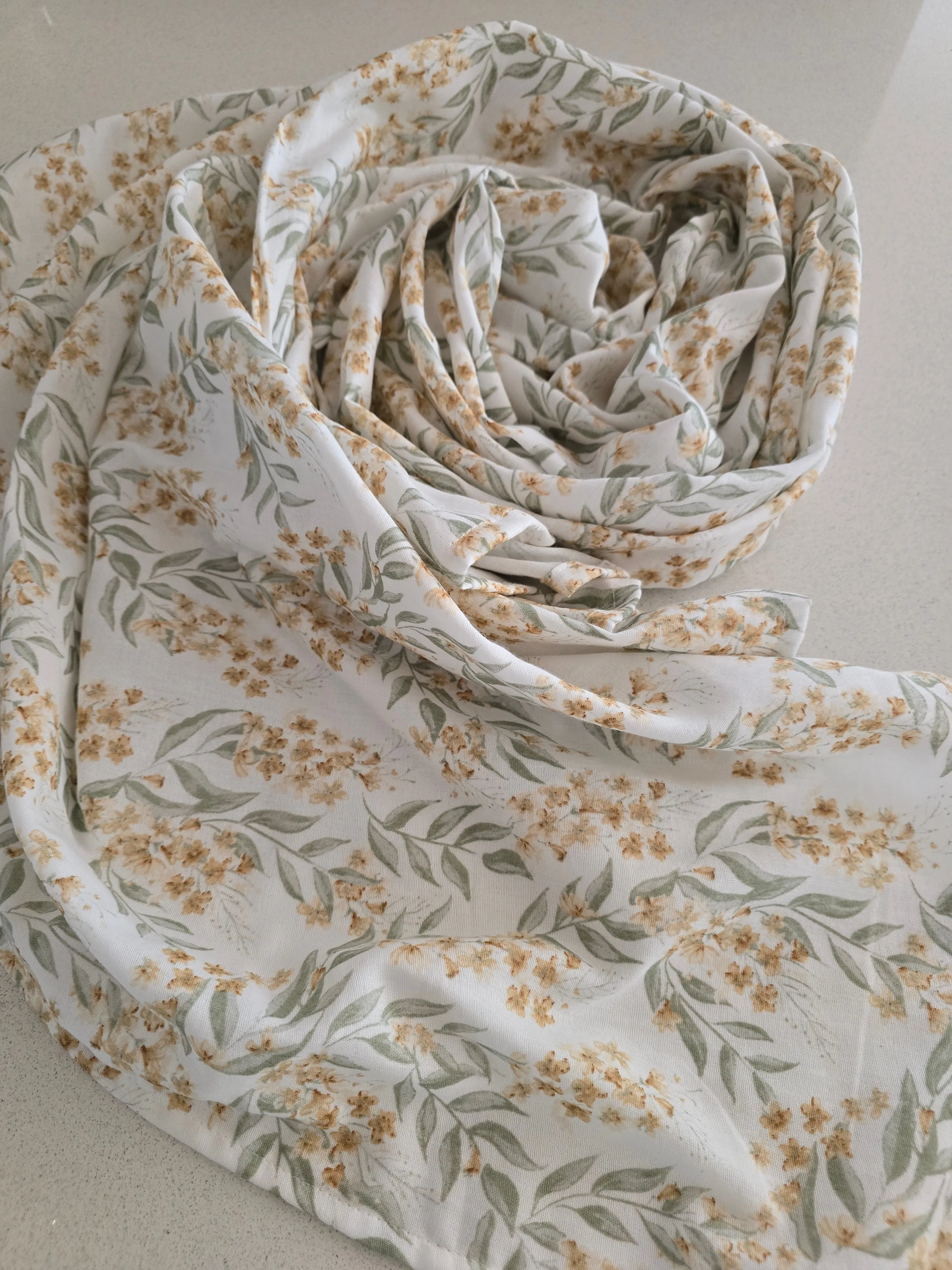 Botanical Cotton Muslin Swaddle LRG