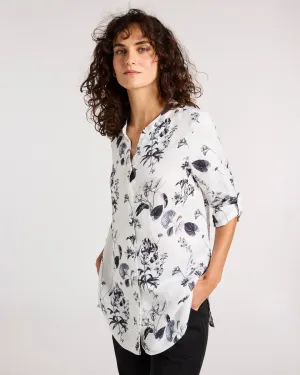 Botanical Print Shirt YT25S4194 by Yarra Trail