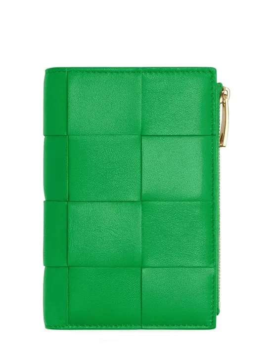 Bottega Veneta   Medium Cassette bi-fold zip wallet 