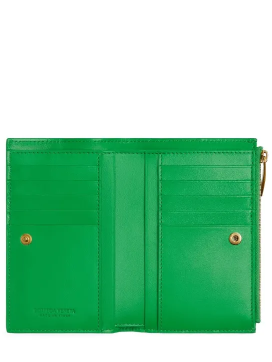 Bottega Veneta   Medium Cassette bi-fold zip wallet 