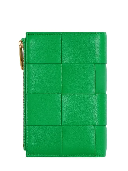 Bottega Veneta   Medium Cassette bi-fold zip wallet 