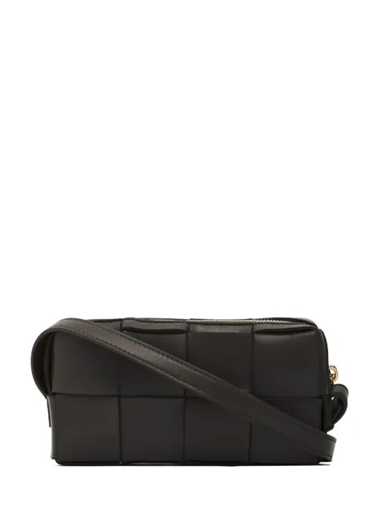 Bottega Veneta   Mini Cassette leather crossbody bag 