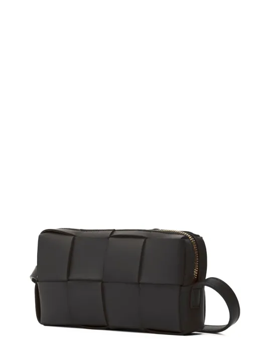 Bottega Veneta   Mini Cassette leather crossbody bag 