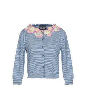Boutique Moschino Women Cardigan Blue 4 UK
