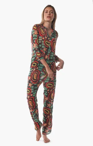 Bower Swimwear Redford Boiler Jumpsuit in ELOI