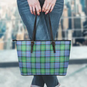 Bowie Ancient Tartan Leather Tote Bag