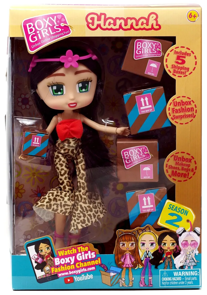 Boxy Girls Season 2,3 Assortment (814IT Kiki, 788IT Hazel, 1392 Peyton, 1394 Berkley, 1396 Jade & 1398 Seraphina) 1Pcs